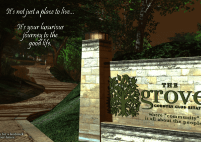 Series of Ads for The Grove Country Club Estates