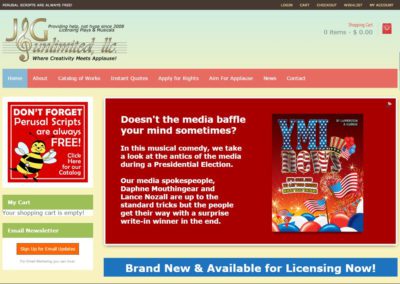 Website for Theatrical Licensing Firm