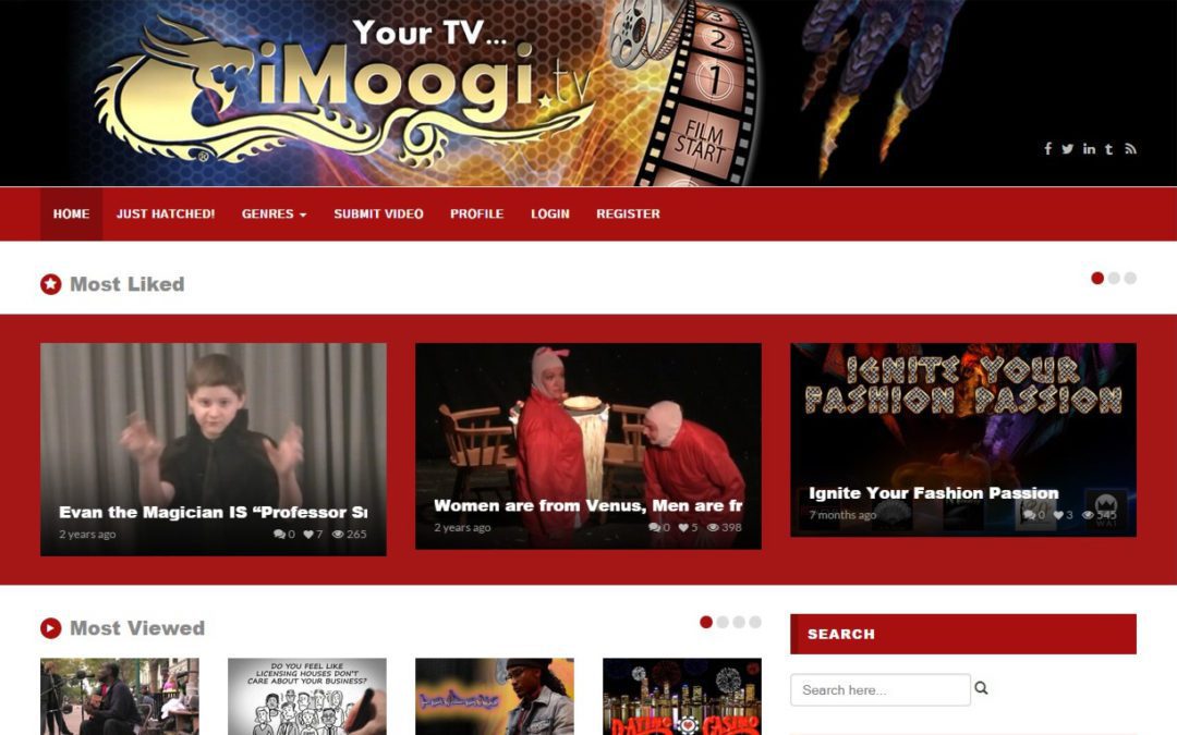 iMoogi TV Website