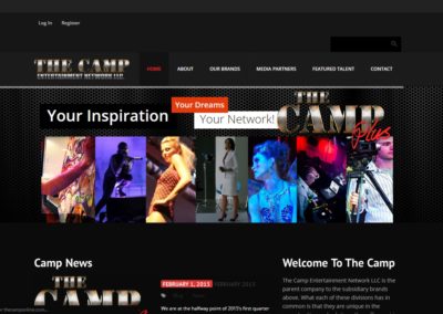 The Camp Entertainment Network Website